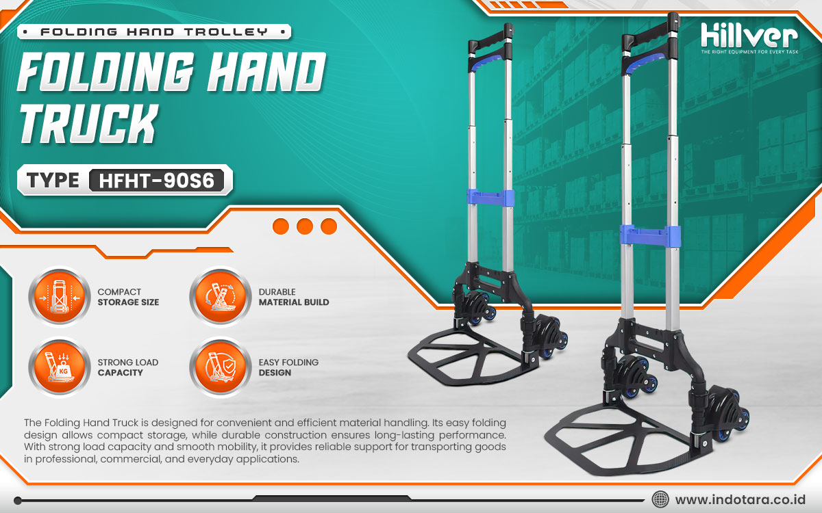 Jual Hillver Folding Hand Trolley Folding Hand truck