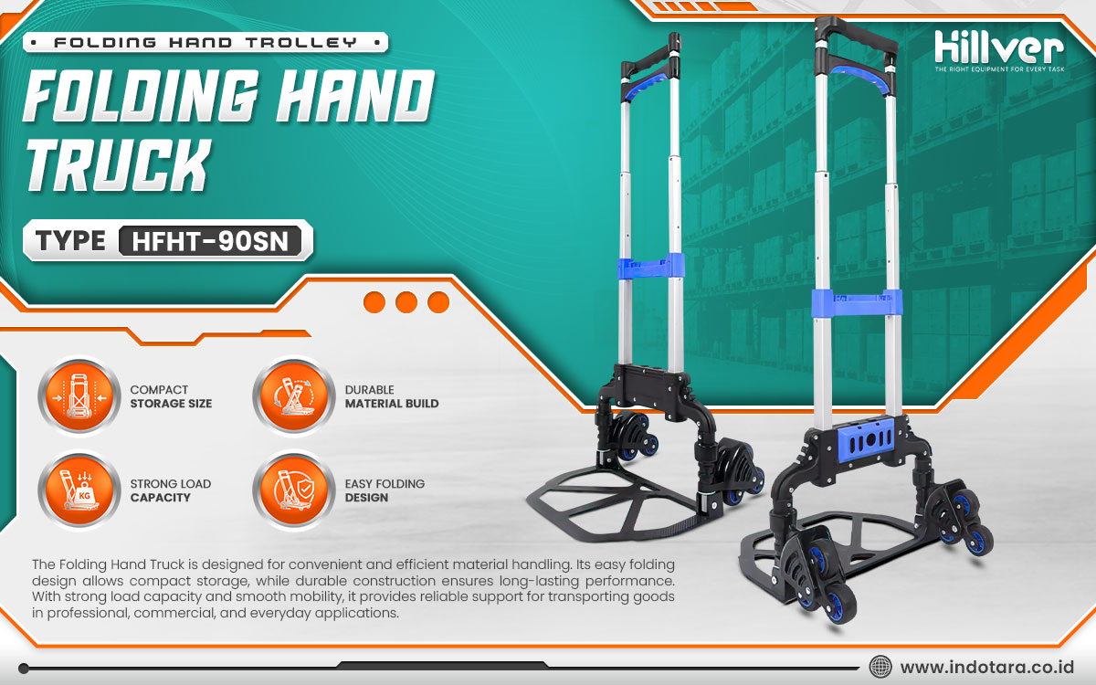 Jual Hillver Folding Hand Trolley Folding Hand truck