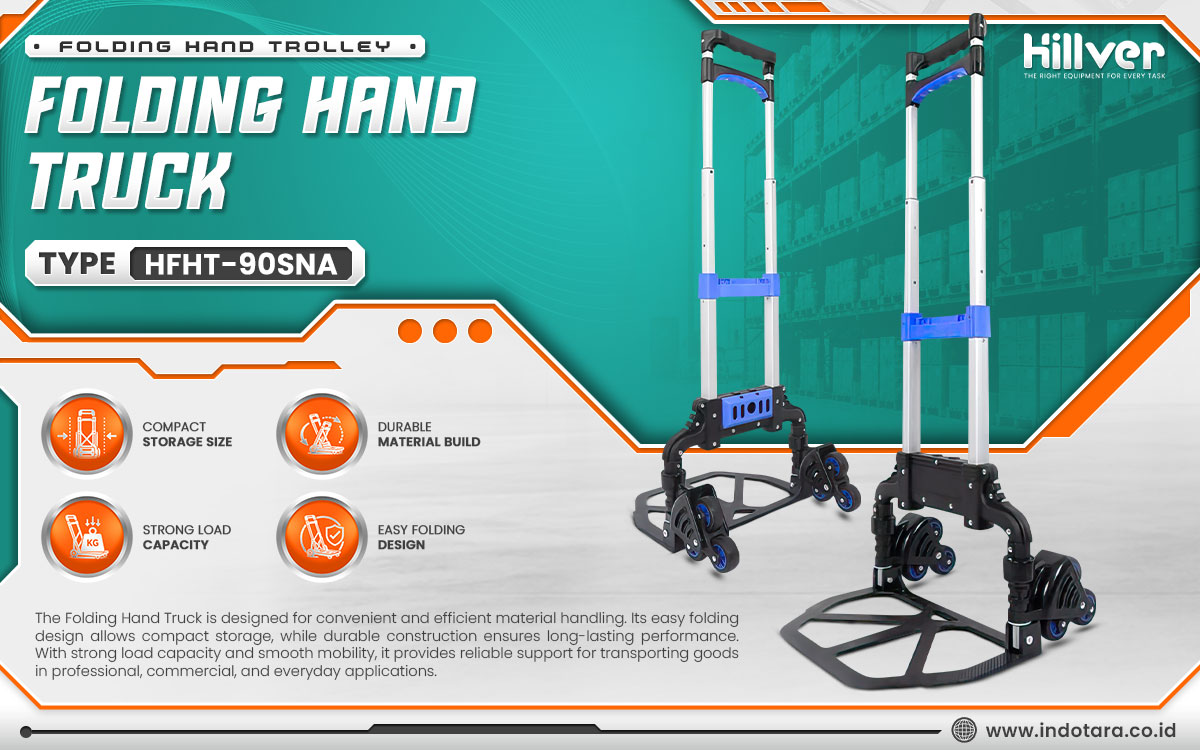 Jual Hillver Folding Hand Trolley Folding Hand truck