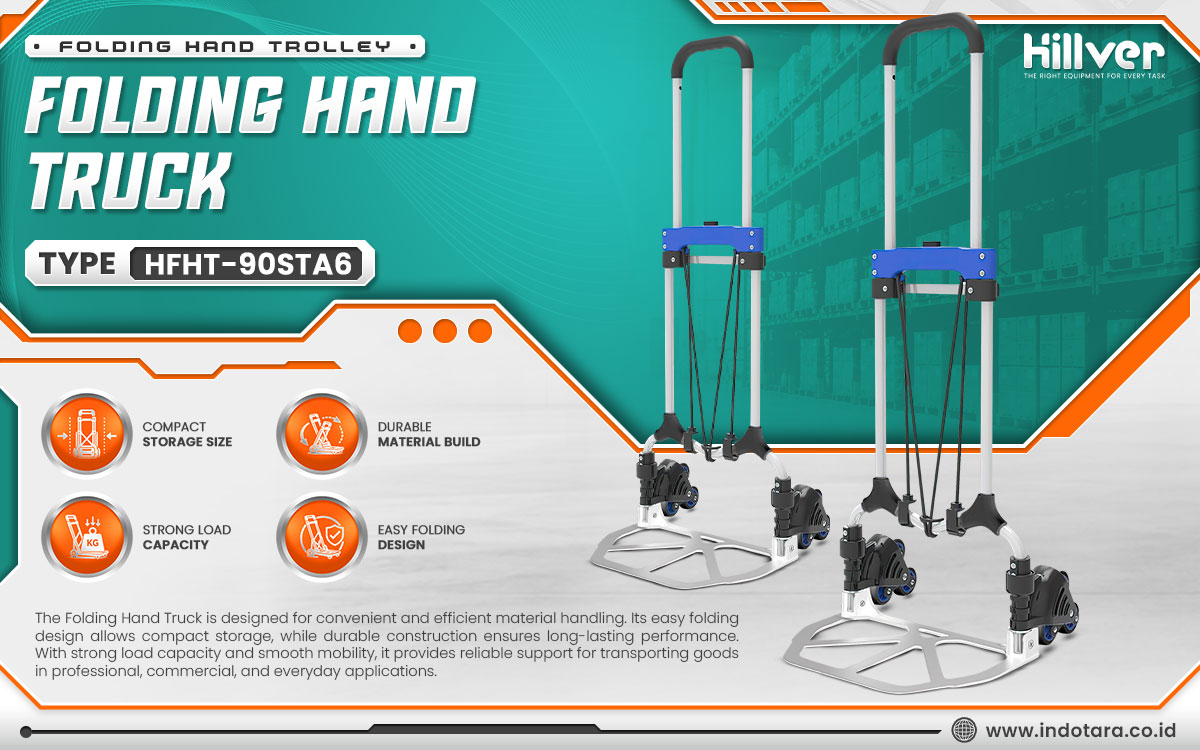 Jual Hillver Folding Hand Trolley Folding Hand truck