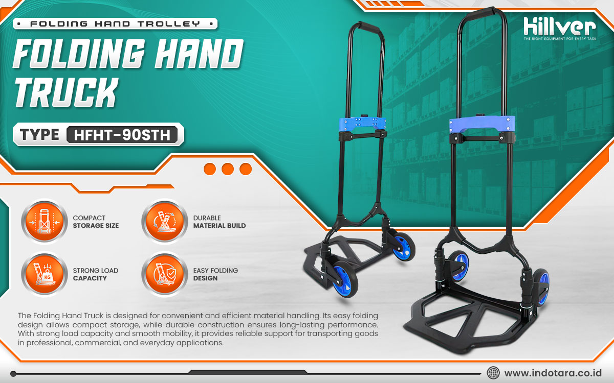 Jual Hillver Folding Hand Trolley Folding Hand truck