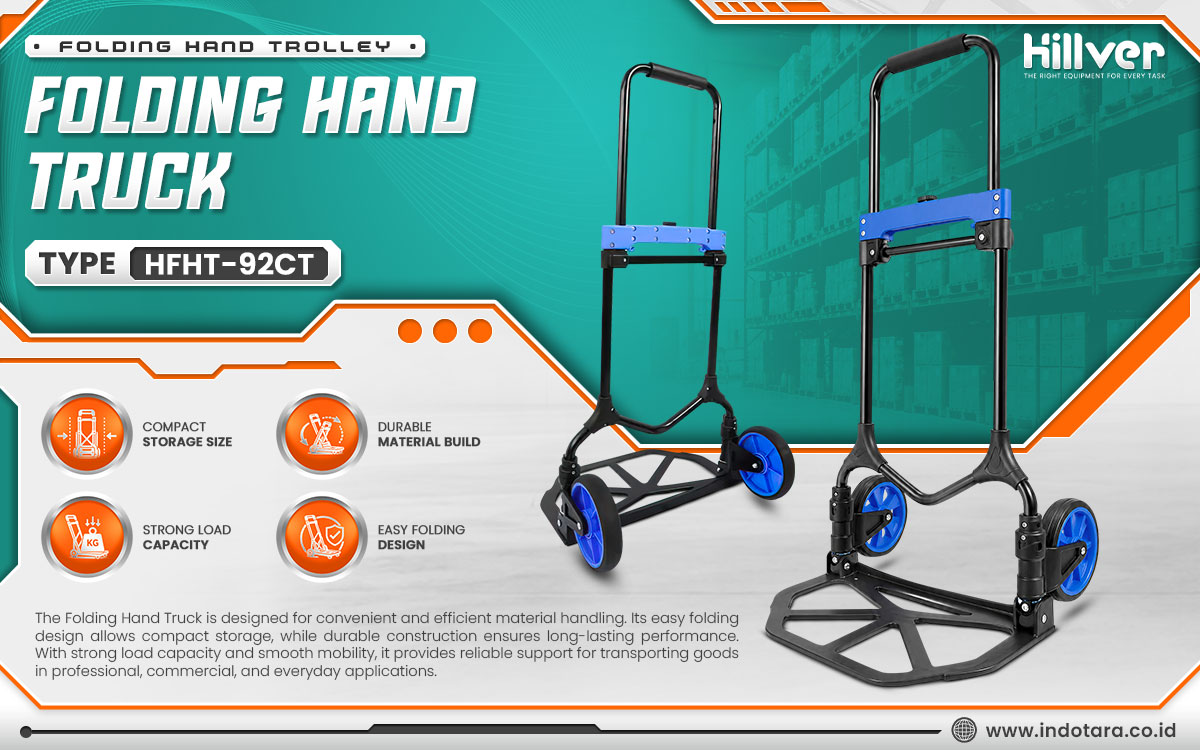 Jual Hillver Folding Hand Trolley Folding Hand truck