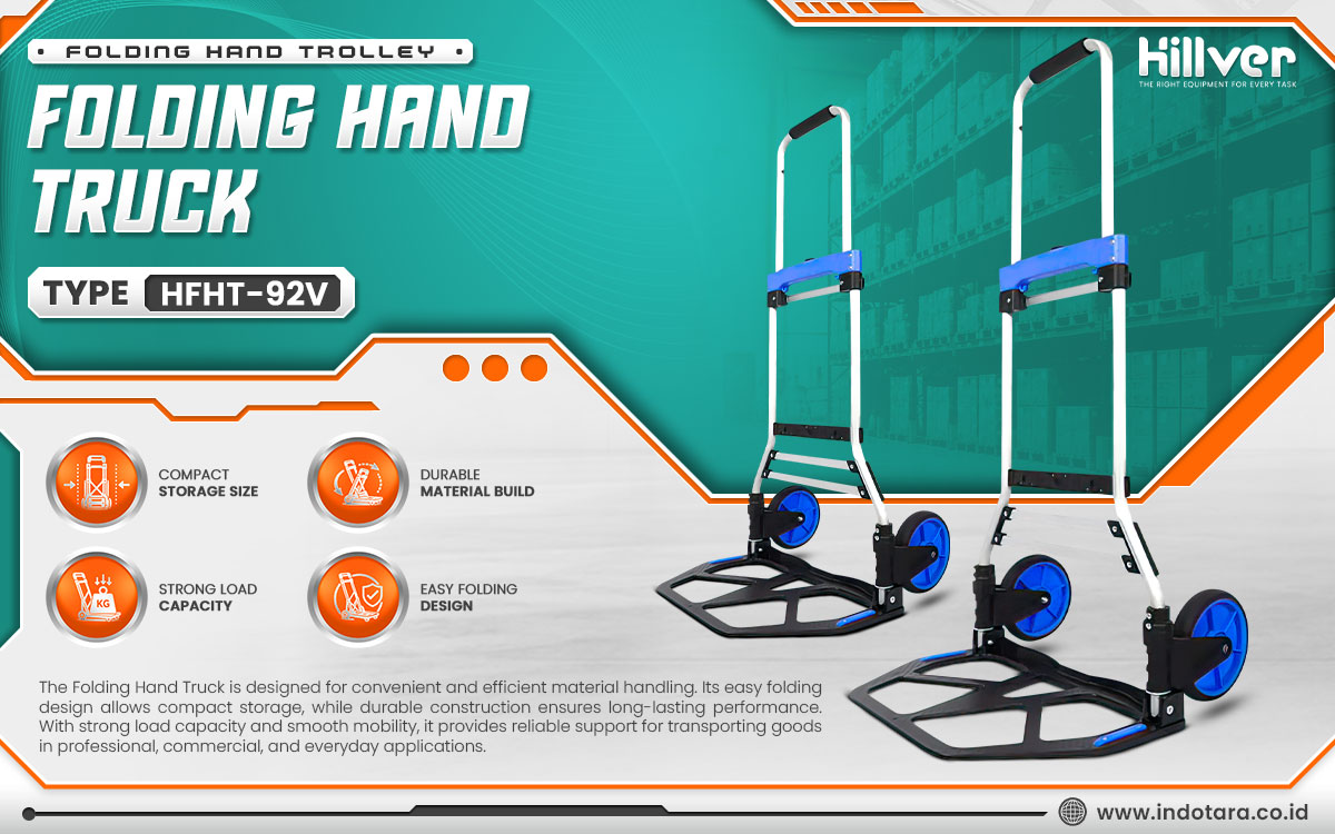 Jual Hillver Folding Hand Trolley Folding Hand truck