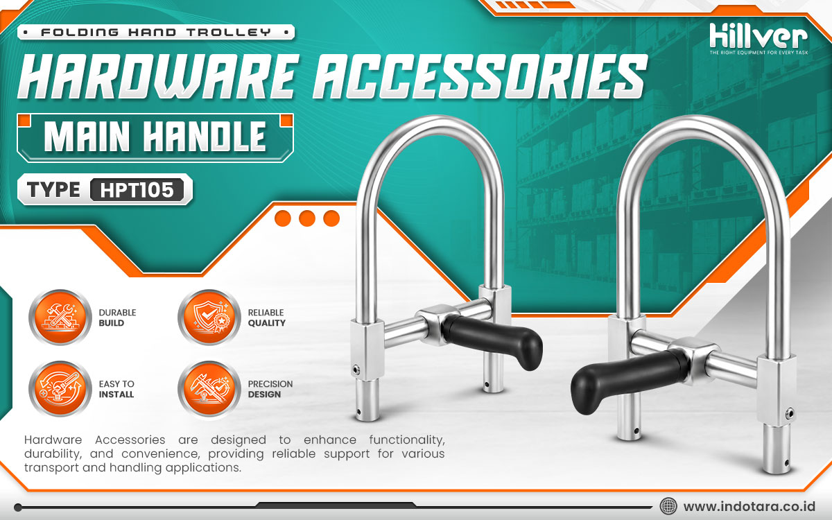 Jual Hillver Folding Hand Trolley Hardware Accessories