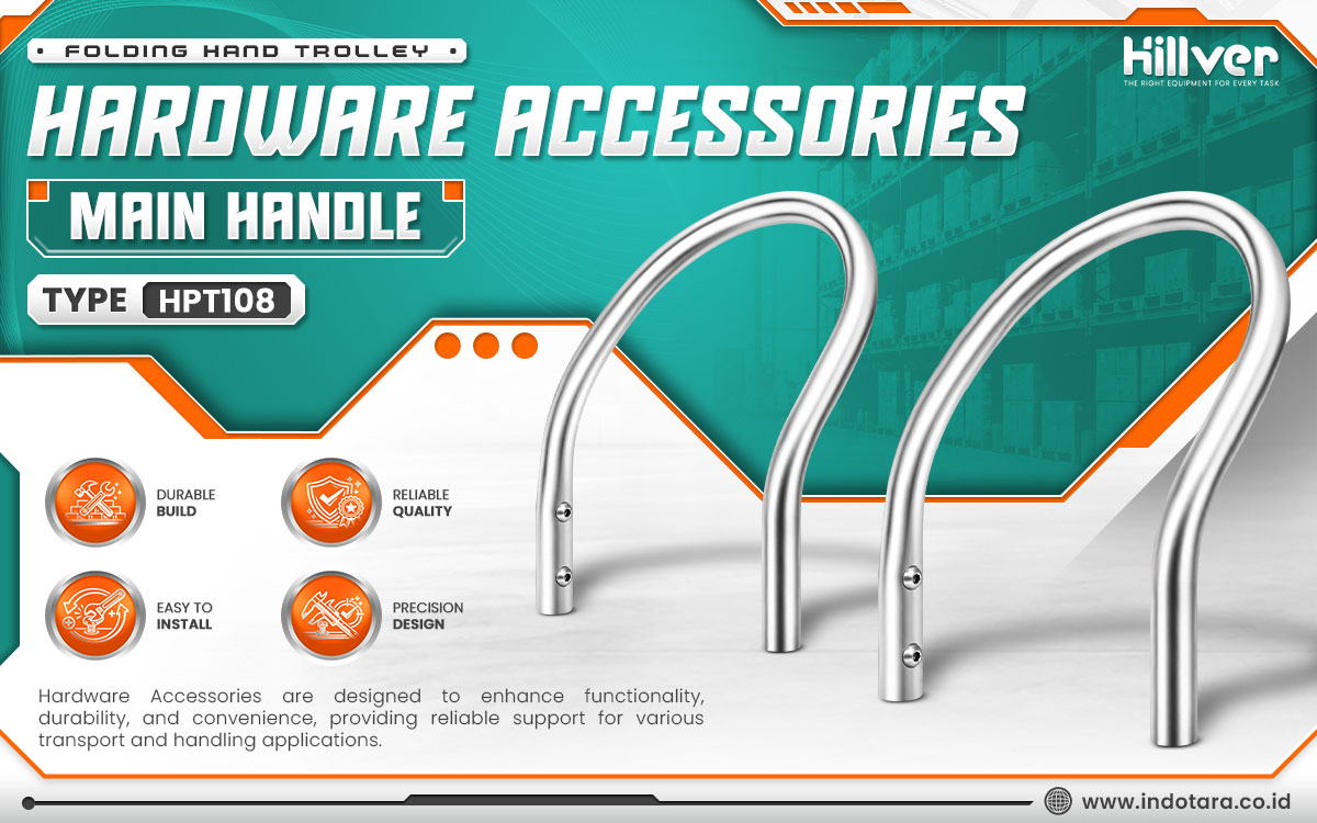 Jual Hillver Folding Hand Trolley Hardware Accessories