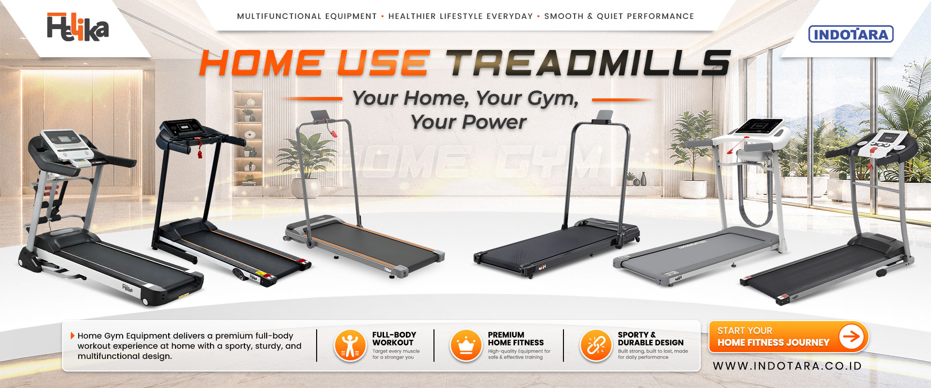 Helika Home Use Treadmills