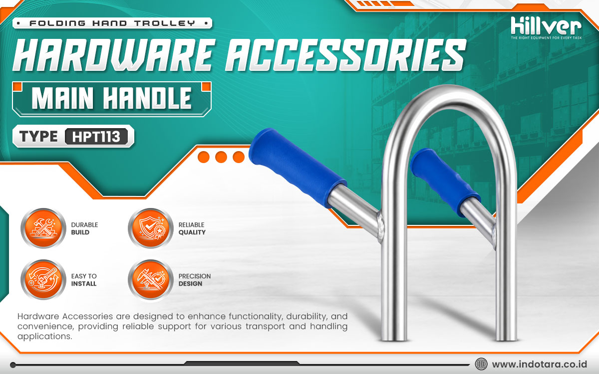 Jual Hillver Folding Hand Trolley Hardware Accessories