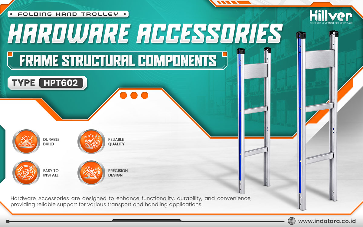Jual Hillver Folding Hand Trolley Hardware Accessories