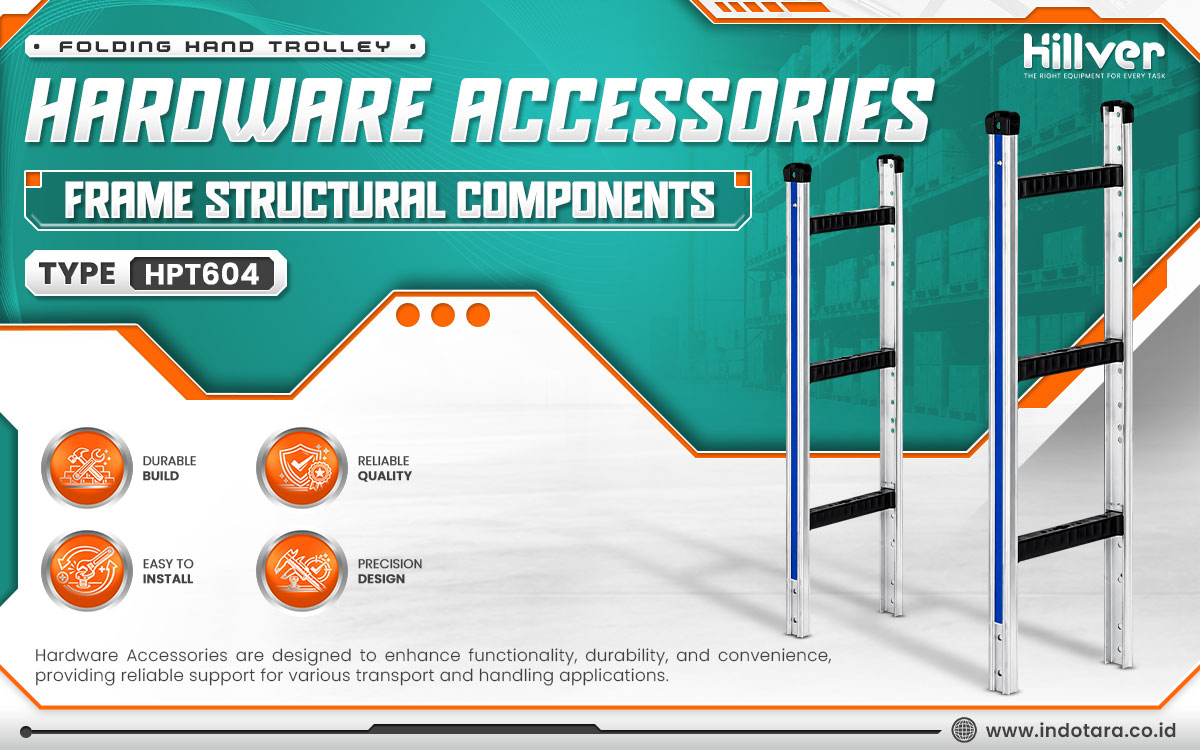 Jual Hillver Folding Hand Trolley Hardware Accessories