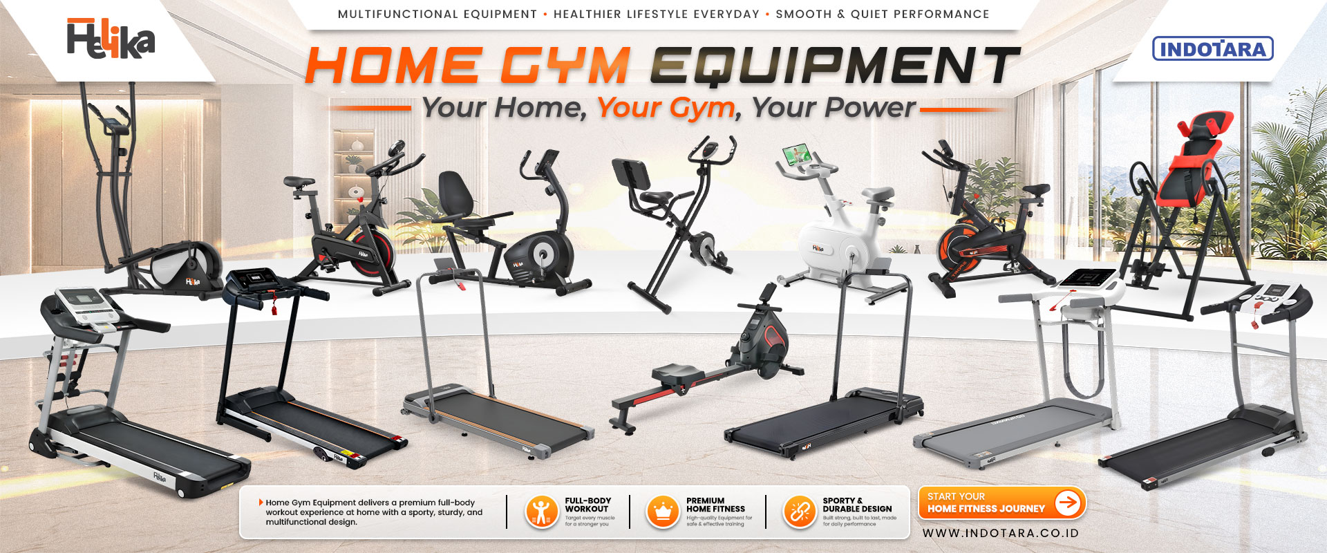 Helika Home Gym Equiipment