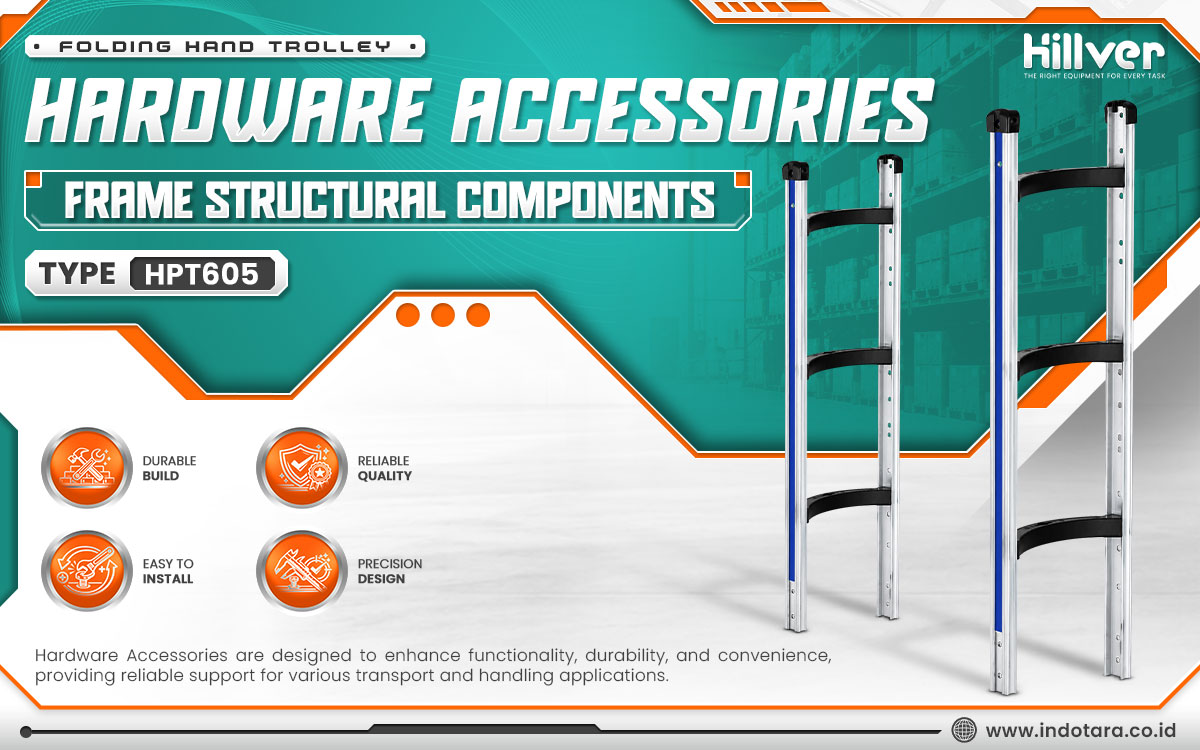 Jual Hillver Folding Hand Trolley Hardware Accessories