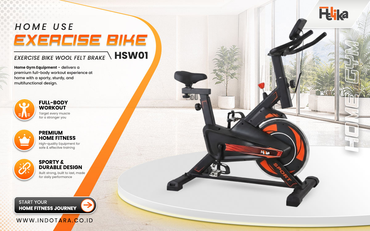 Helika Home Use Exercise Bike