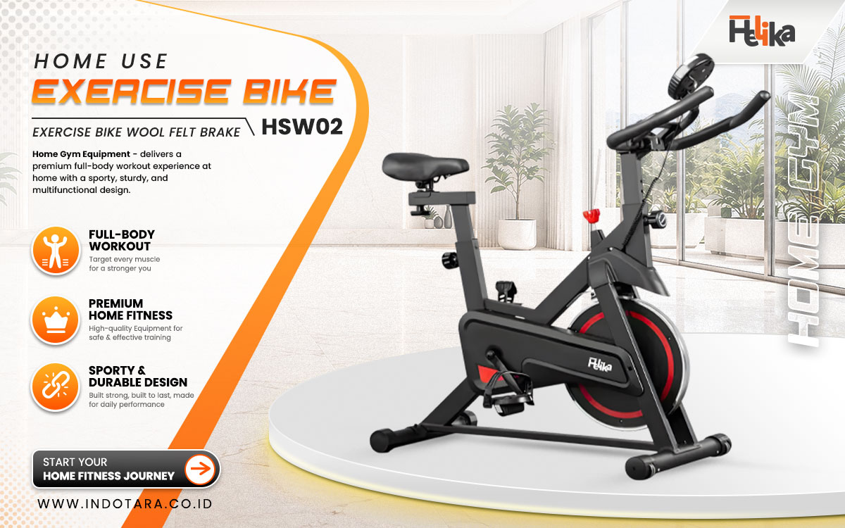 Helika Home Use Exercise Bike