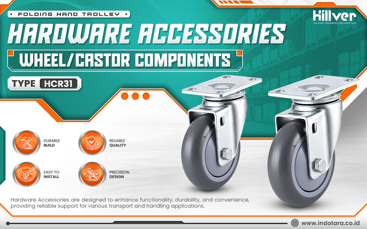 Jual Hillver Folding Hand Trolley Hardware Accessories
