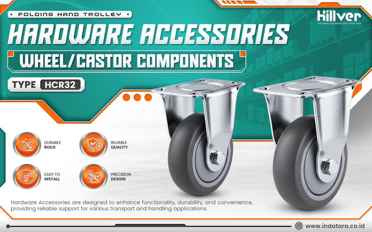 Jual Hillver Folding Hand Trolley Hardware Accessories
