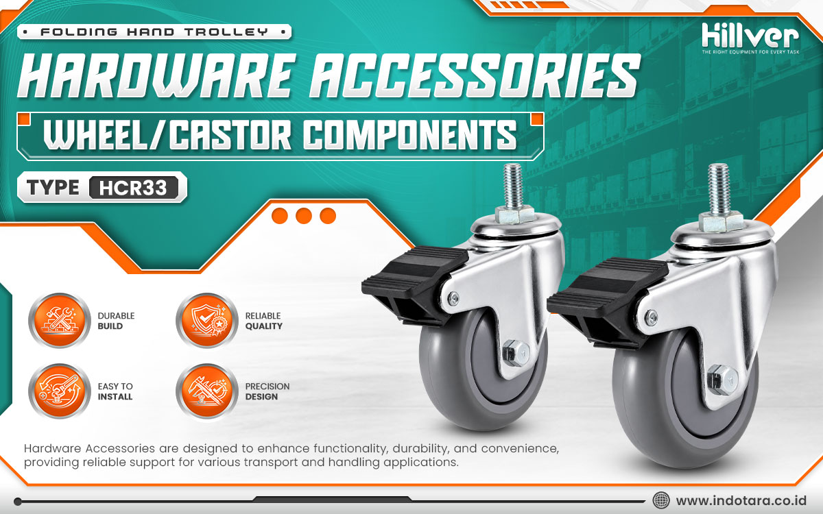 Jual Hillver Folding Hand Trolley Hardware Accessories
