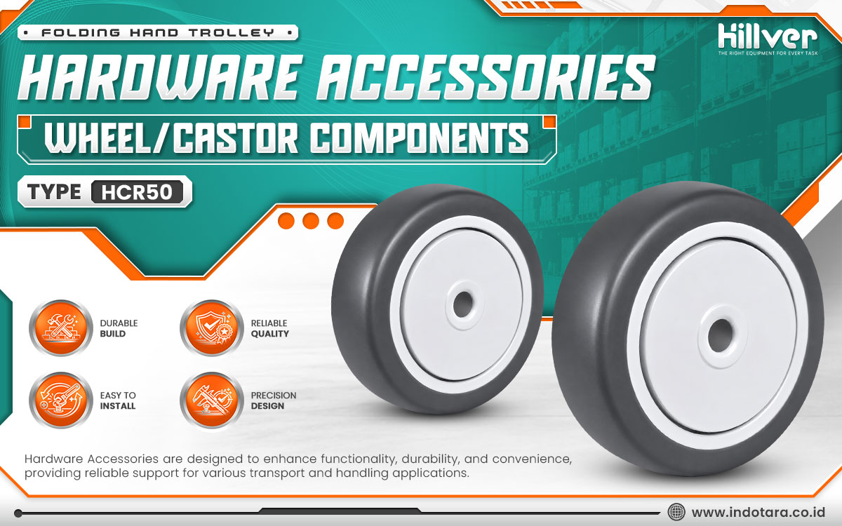 Jual Hillver Folding Hand Trolley Hardware Accessories