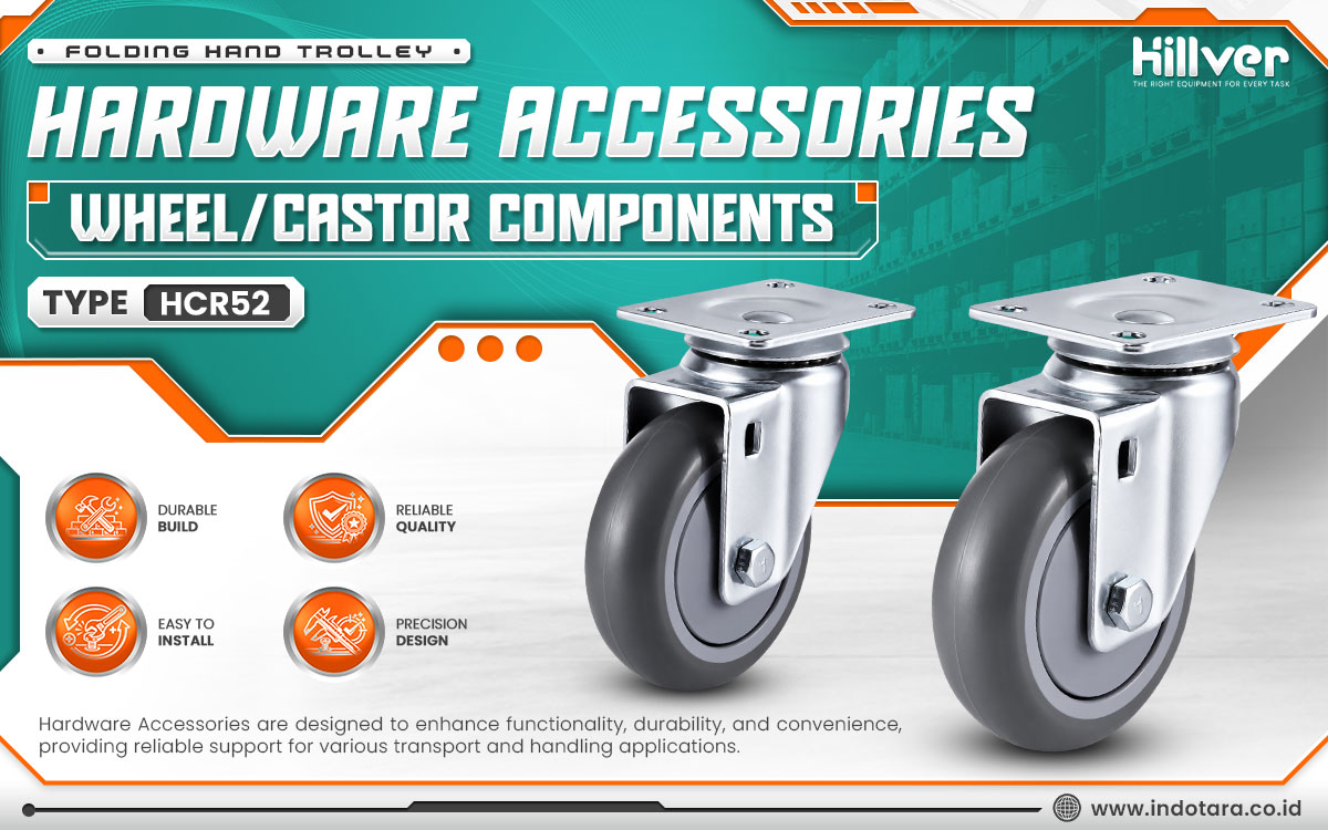 Jual Hillver Folding Hand Trolley Hardware Accessories