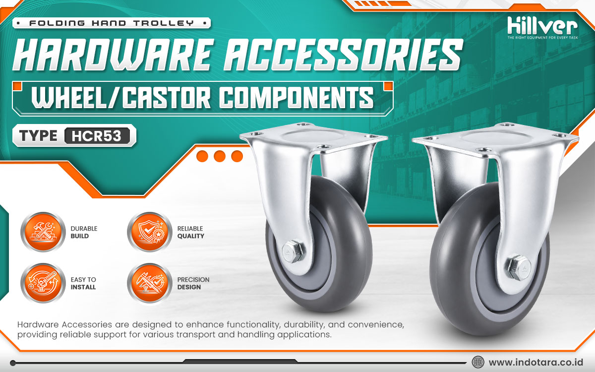 Jual Hillver Folding Hand Trolley Hardware Accessories