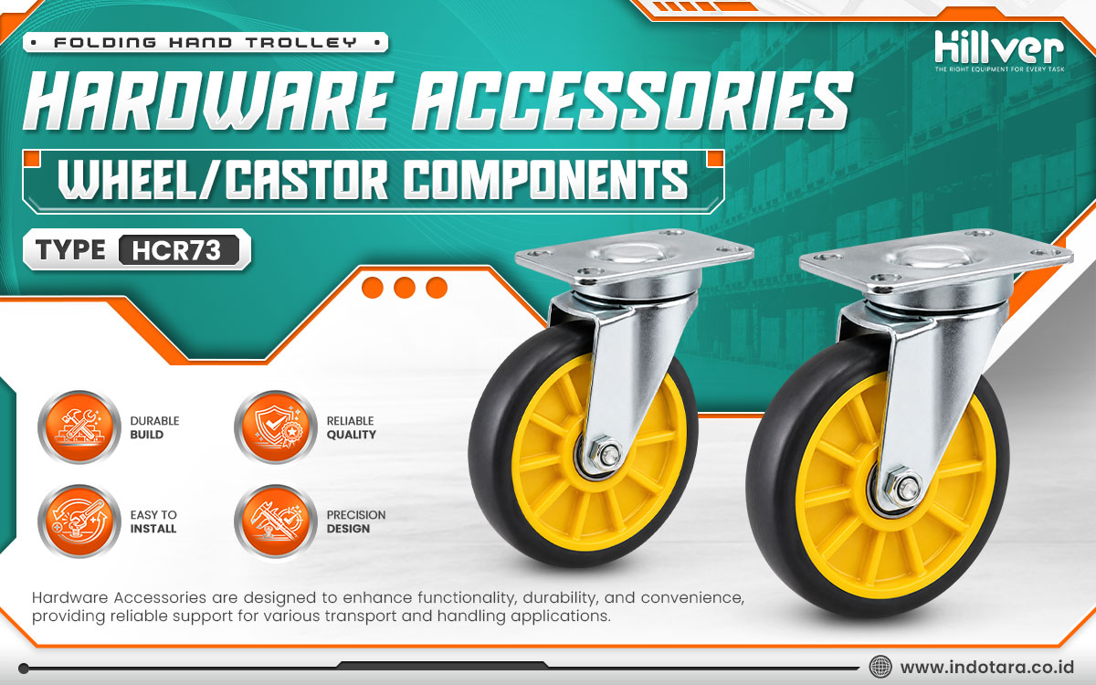 Jual Hillver Folding Hand Trolley Hardware Accessories