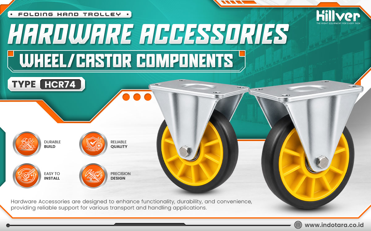Jual Hillver Folding Hand Trolley Hardware Accessories
