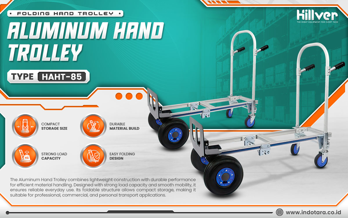 Jual Hillver Folding Hand Trolley Aluminum Hand Trolley