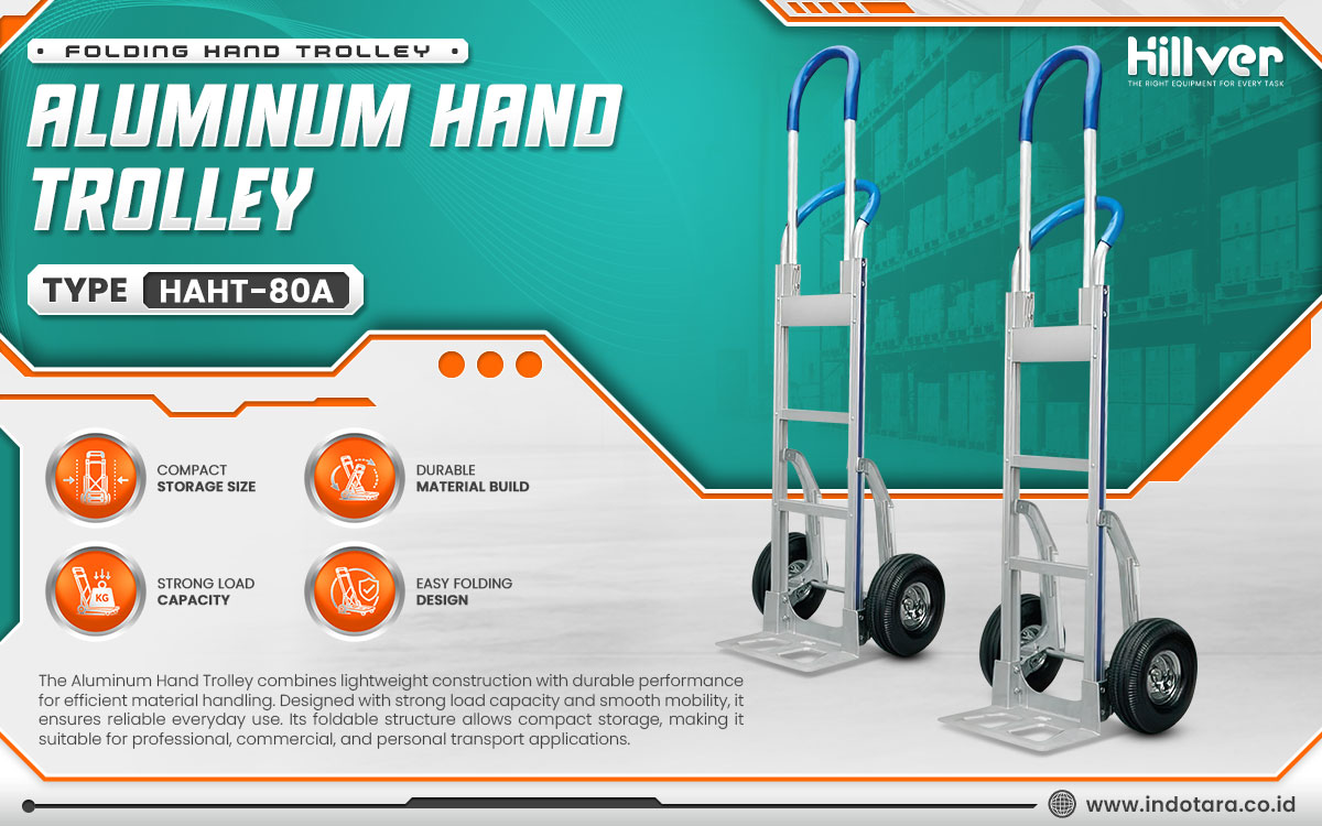 Jual Hillver Folding Hand Trolley Aluminum Hand Trolley