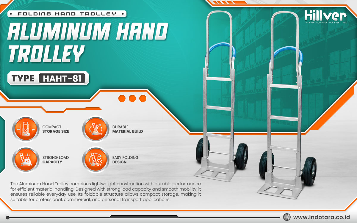 Jual Hillver Folding Hand Trolley Aluminum Hand Trolley