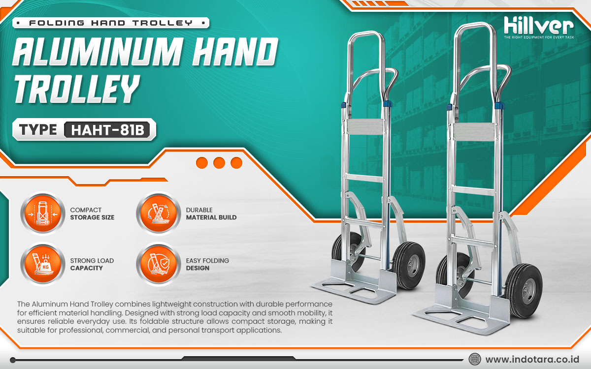 Jual Hillver Folding Hand Trolley Aluminum Hand Trolley