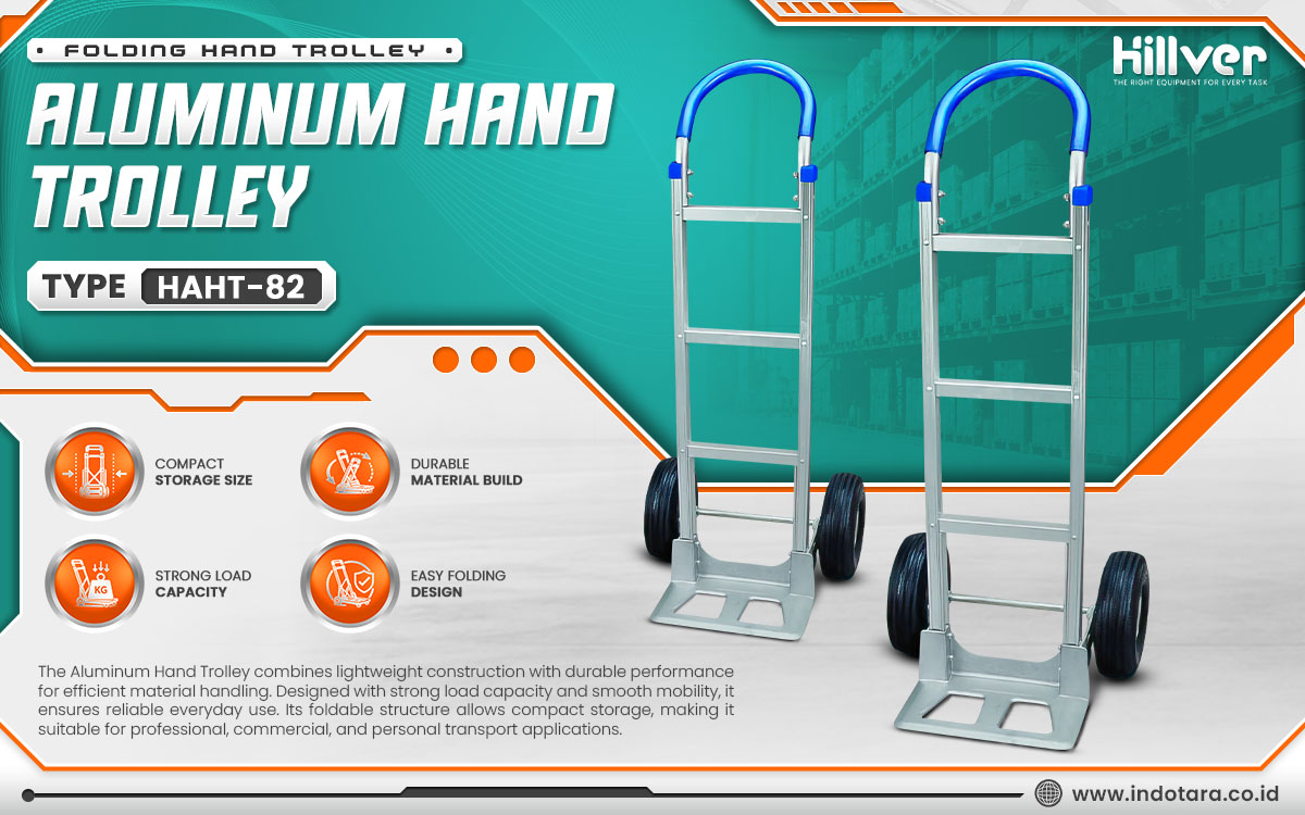 Jual Hillver Folding Hand Trolley Aluminum Hand Trolley