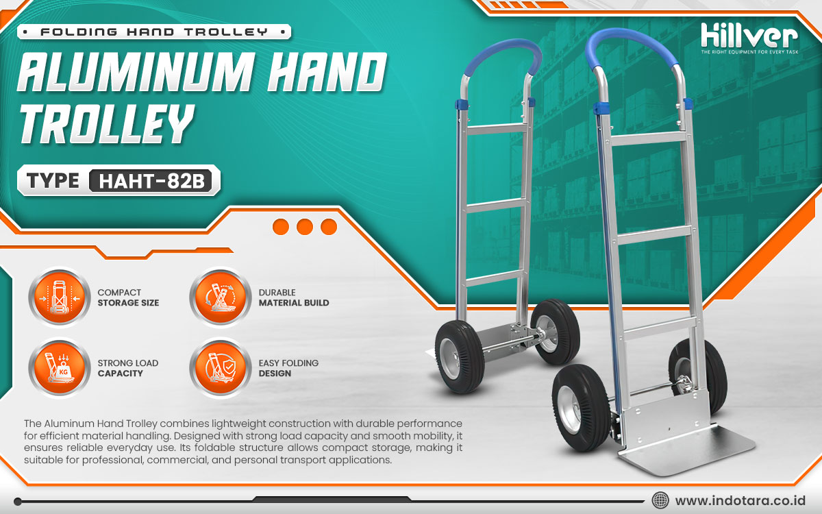 Jual Hillver Folding Hand Trolley Aluminum Hand Trolley