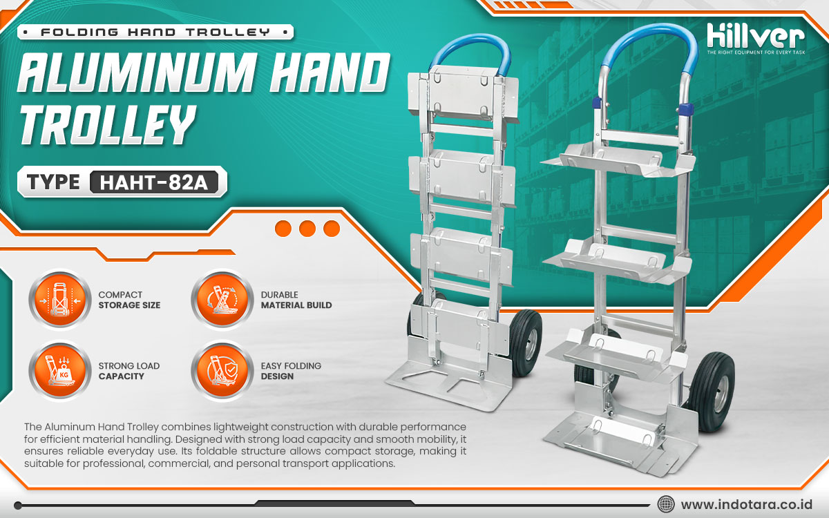 Jual Hillver Folding Hand Trolley Aluminum Hand Trolley