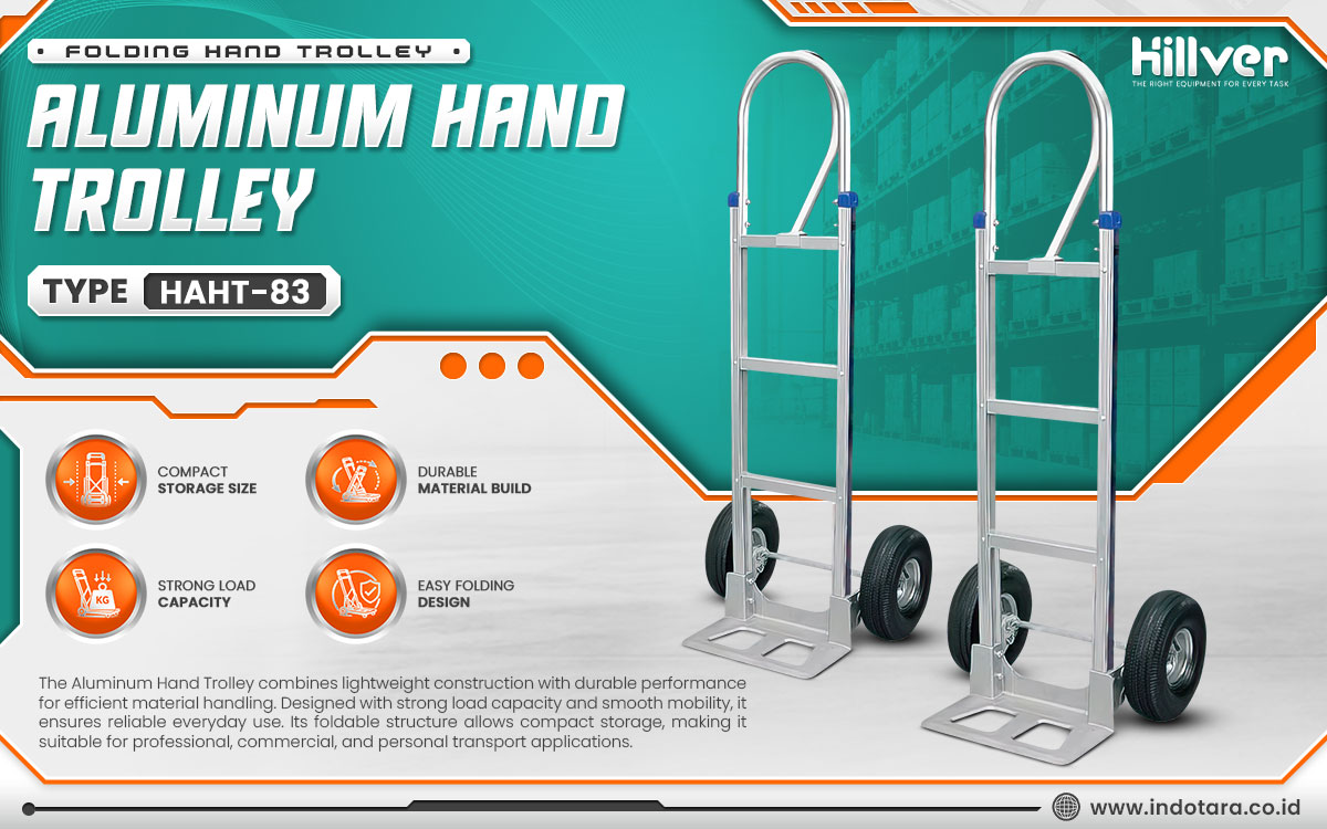 Jual Hillver Folding Hand Trolley Aluminum Hand Trolley