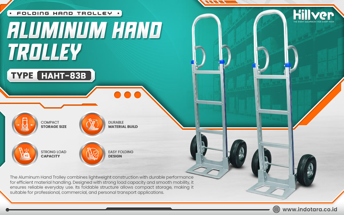 Jual Hillver Folding Hand Trolley Aluminum Hand Trolley