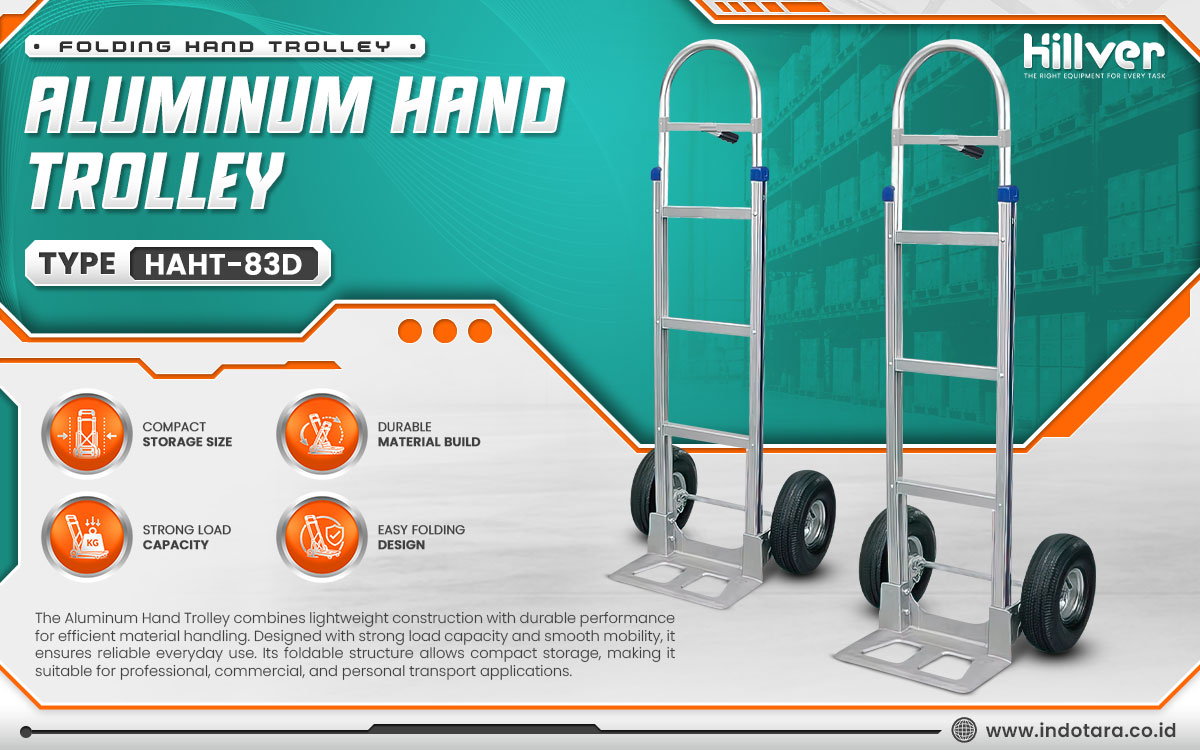Jual Hillver Folding Hand Trolley Aluminum Hand Trolley