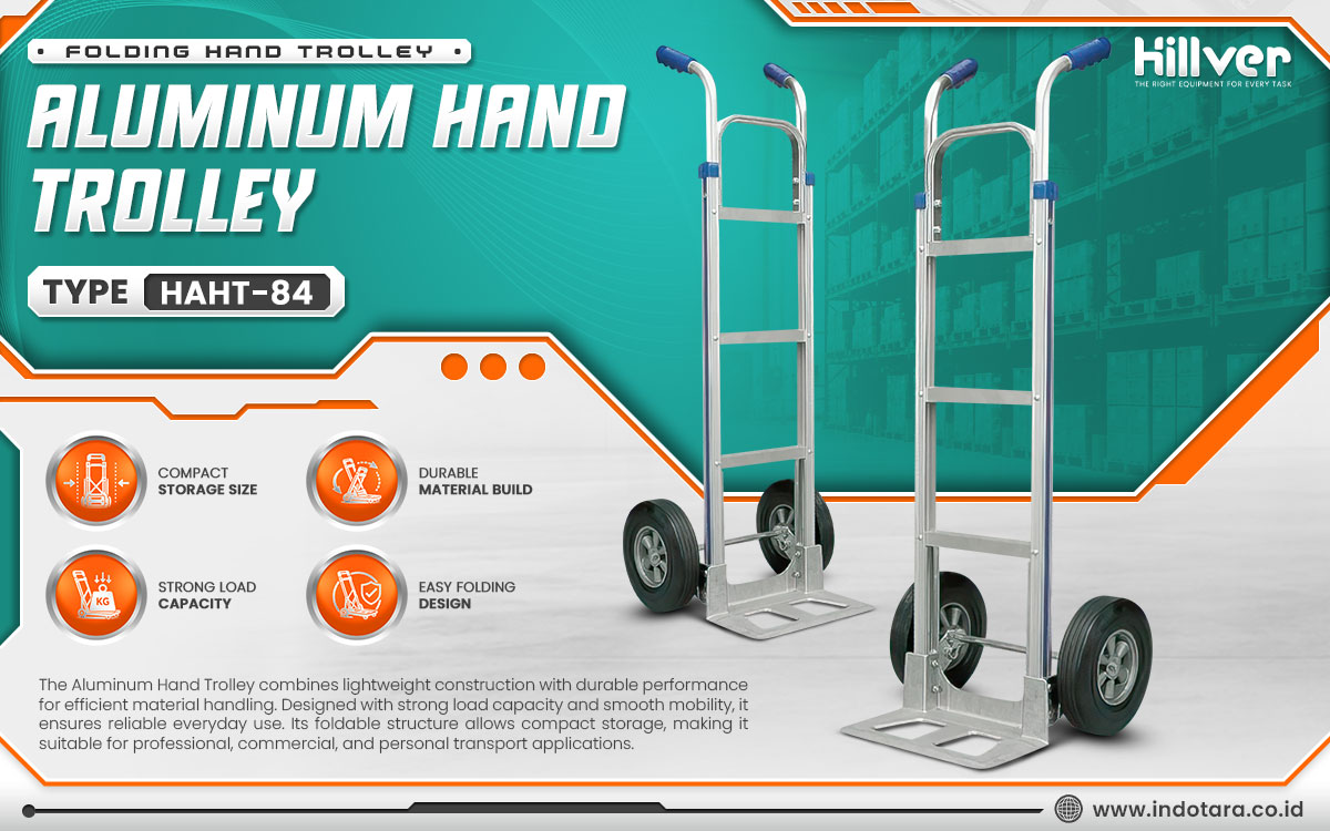 Jual Hillver Folding Hand Trolley Aluminum Hand Trolley