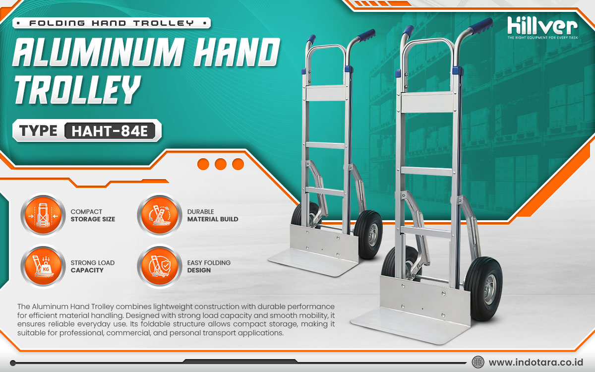 Jual Hillver Folding Hand Trolley Aluminum Hand Trolley