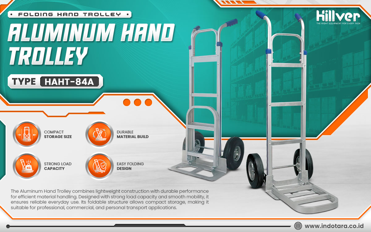 Jual Hillver Folding Hand Trolley Aluminum Hand Trolley