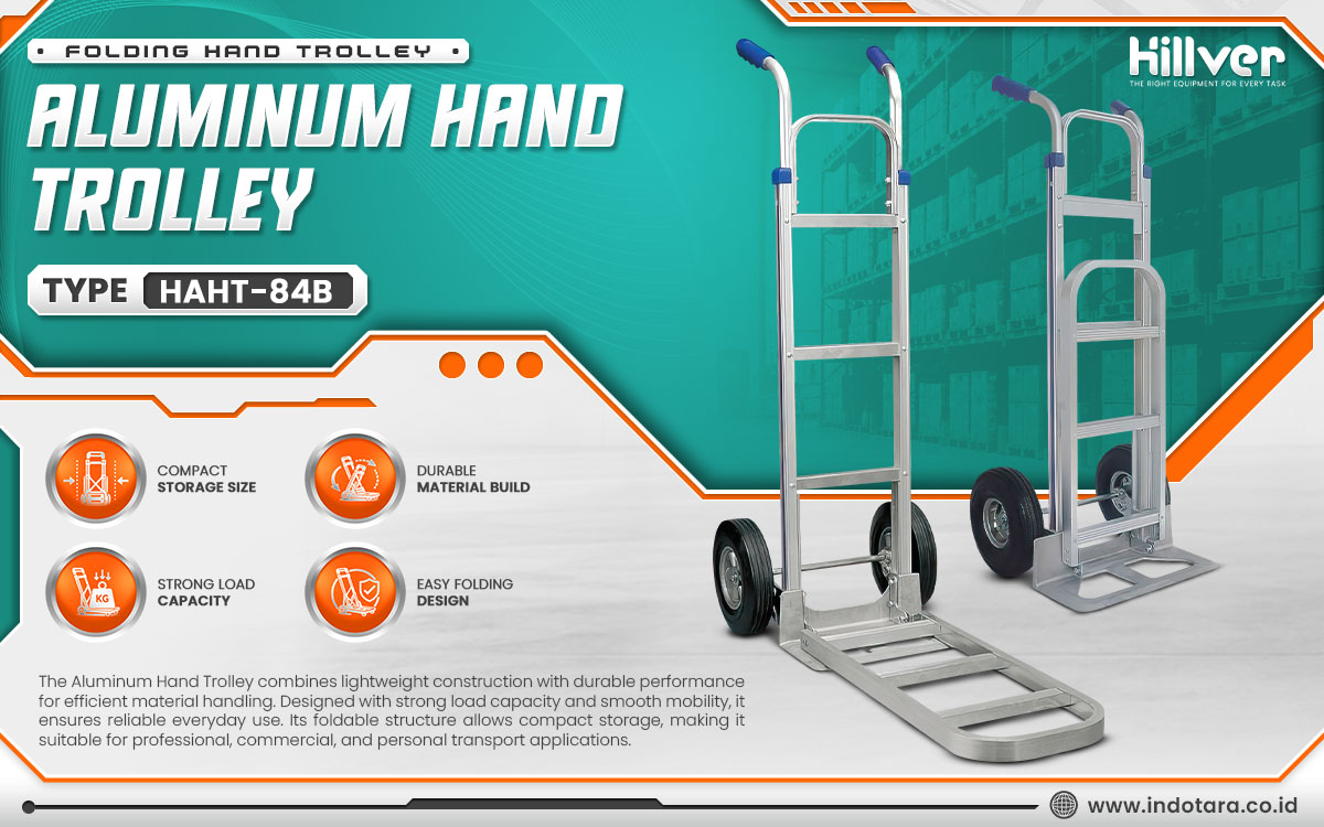 Jual Hillver Folding Hand Trolley Aluminum Hand Trolley