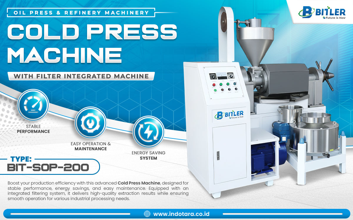 Jual Bitler Oil Press and Refinery Machinery