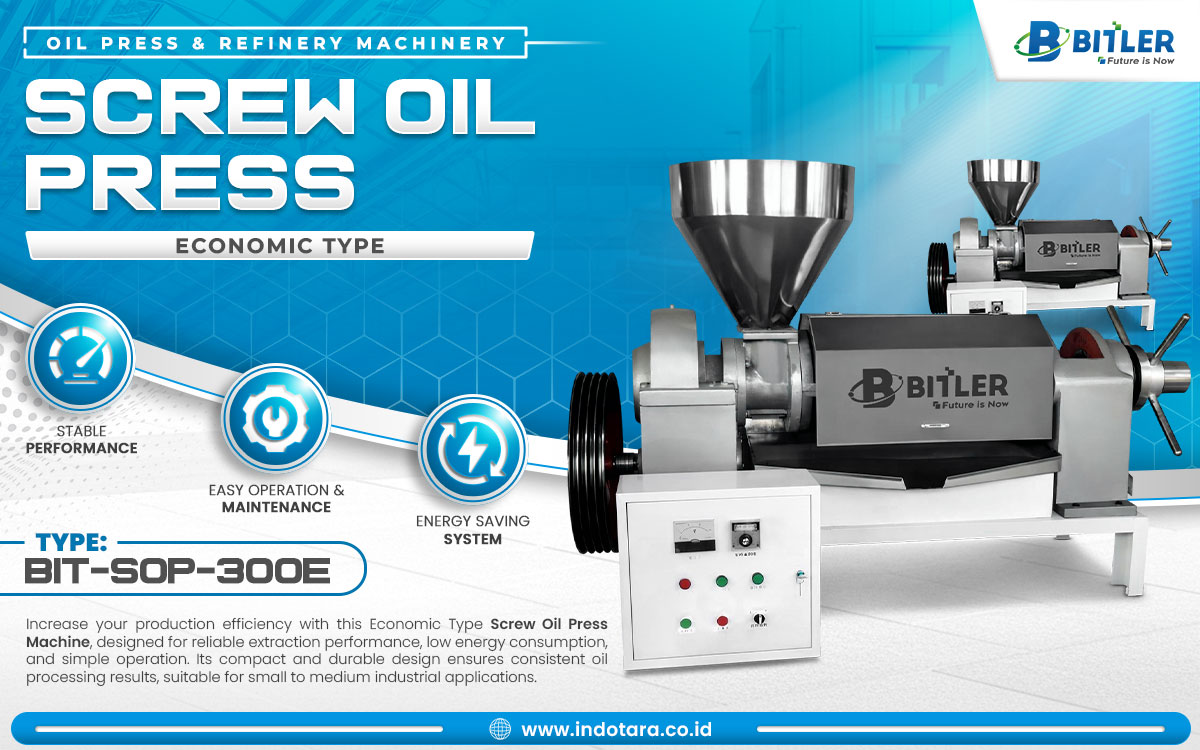 Jual Bitler Oil Press and Refinery Machinery