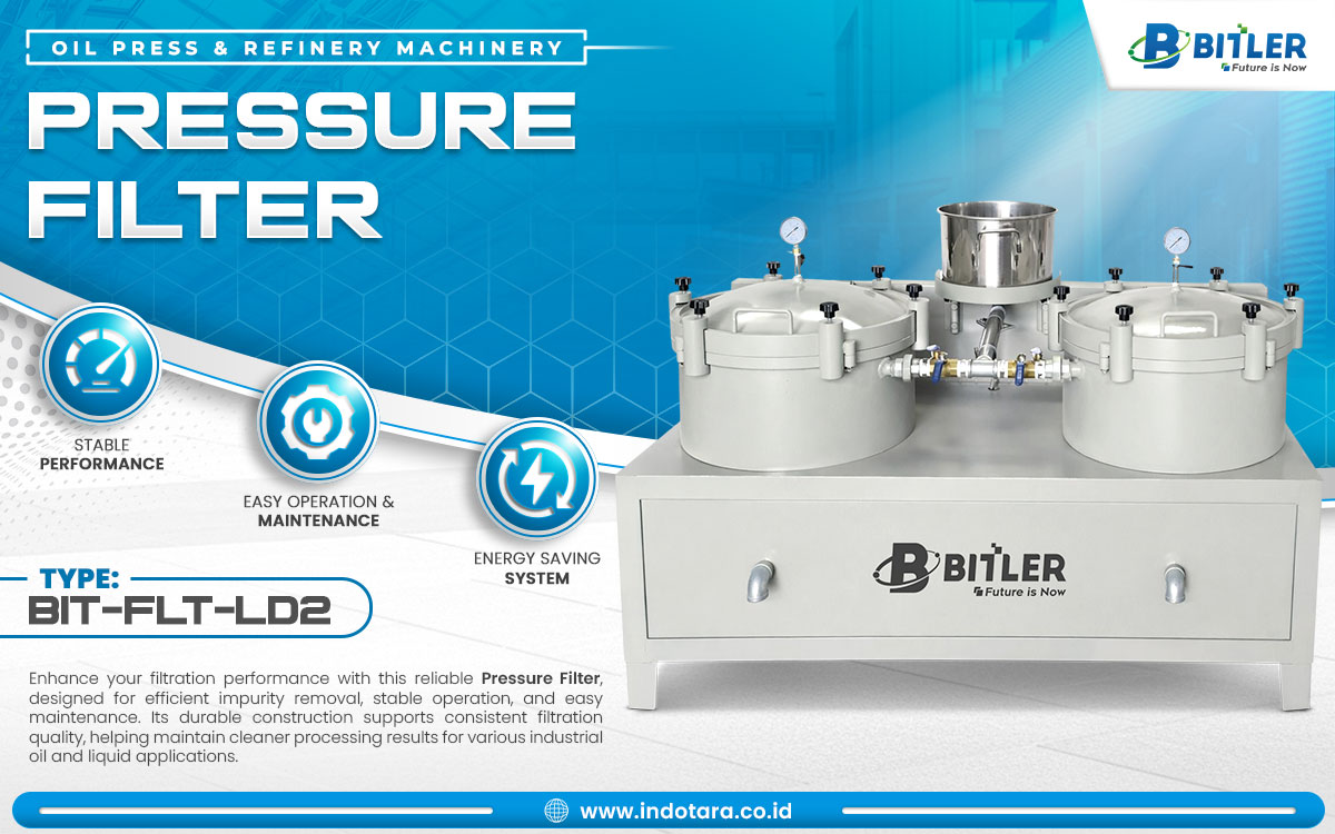 Jual Bitler Oil Press and Refinery Machinery