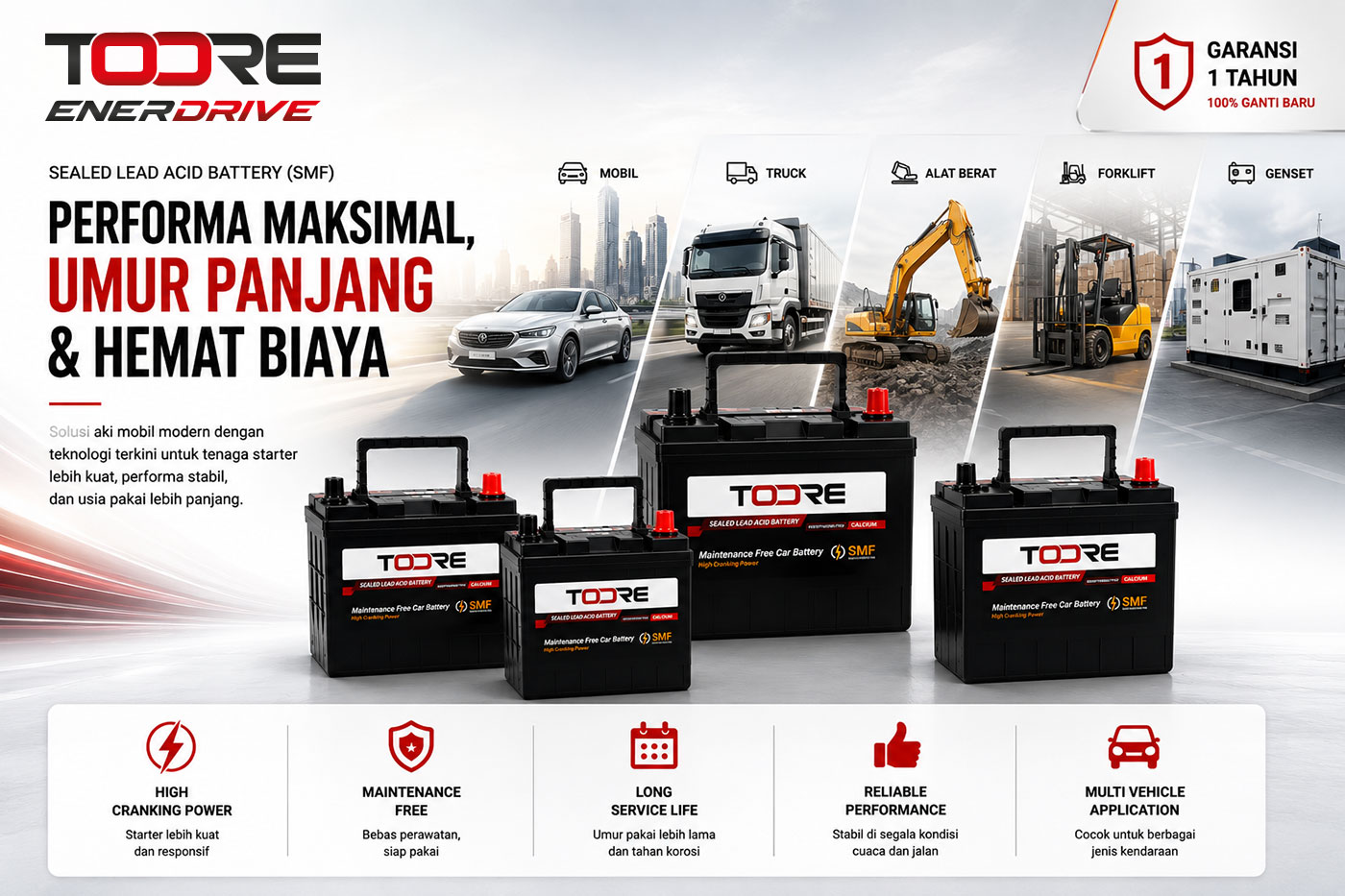 TOORE AUTOMOTIVE BATTERY