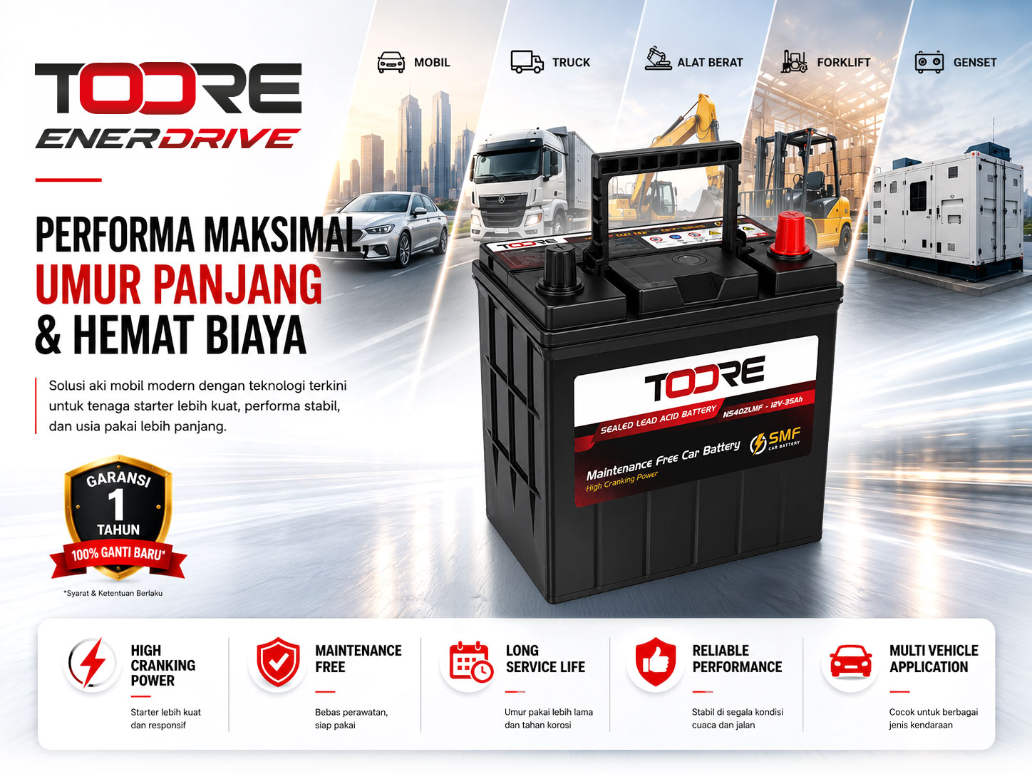 TOORE AUTOMOTIVE BATTERY