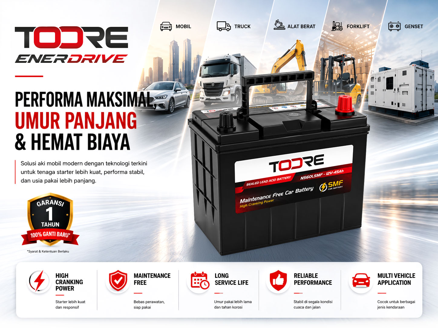 TOORE AUTOMOTIVE BATTERY