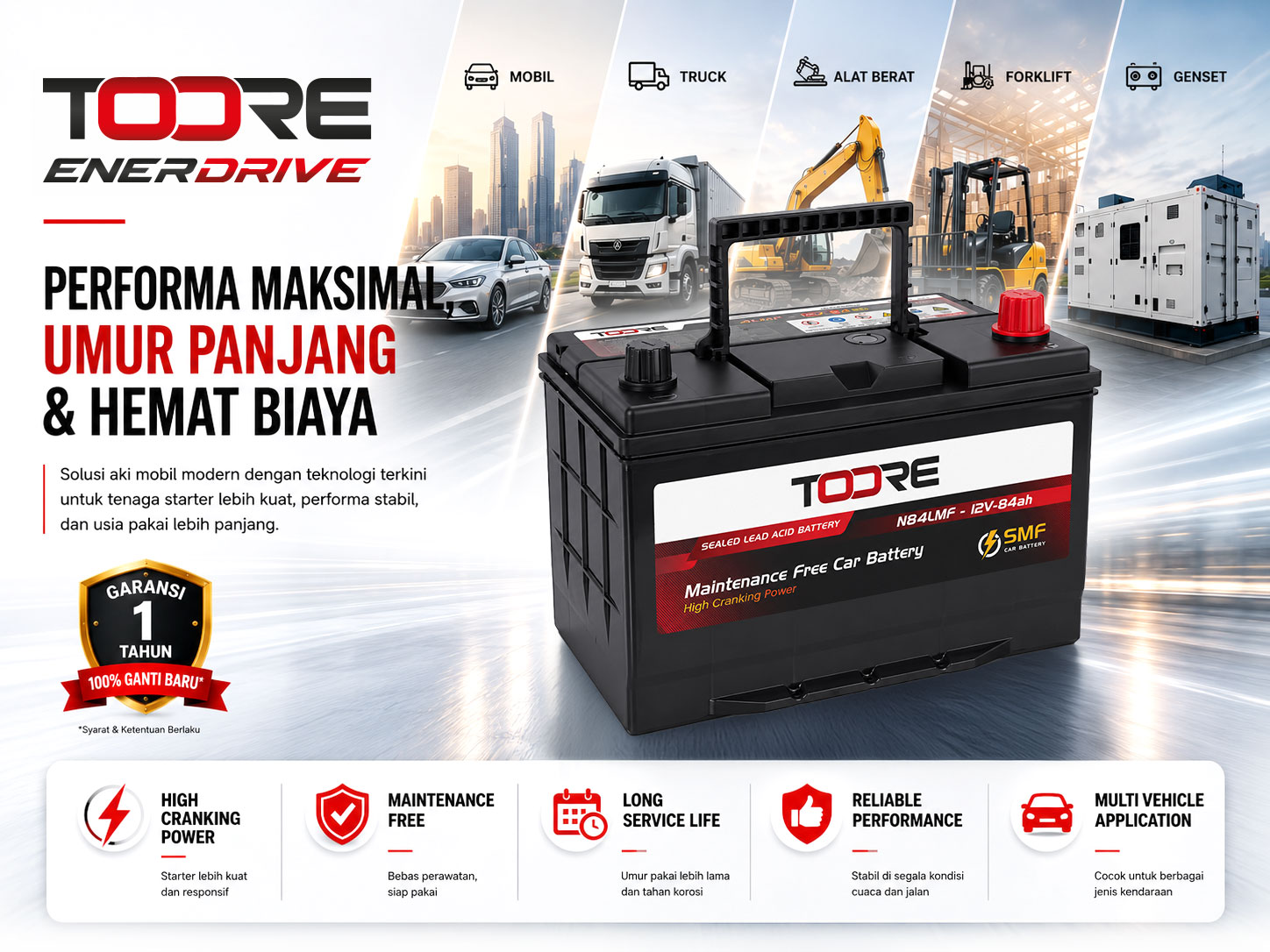 TOORE AUTOMOTIVE BATTERY