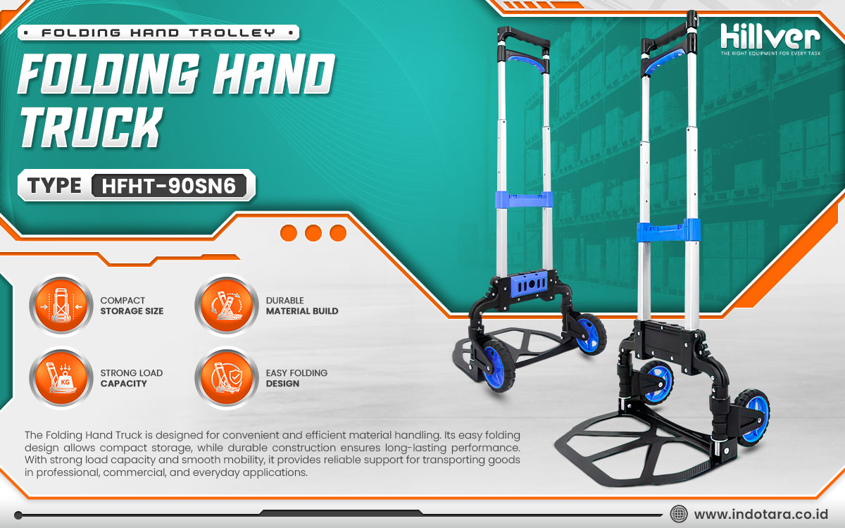 Jual Hillver Folding Hand Trolley Folding Hand truck