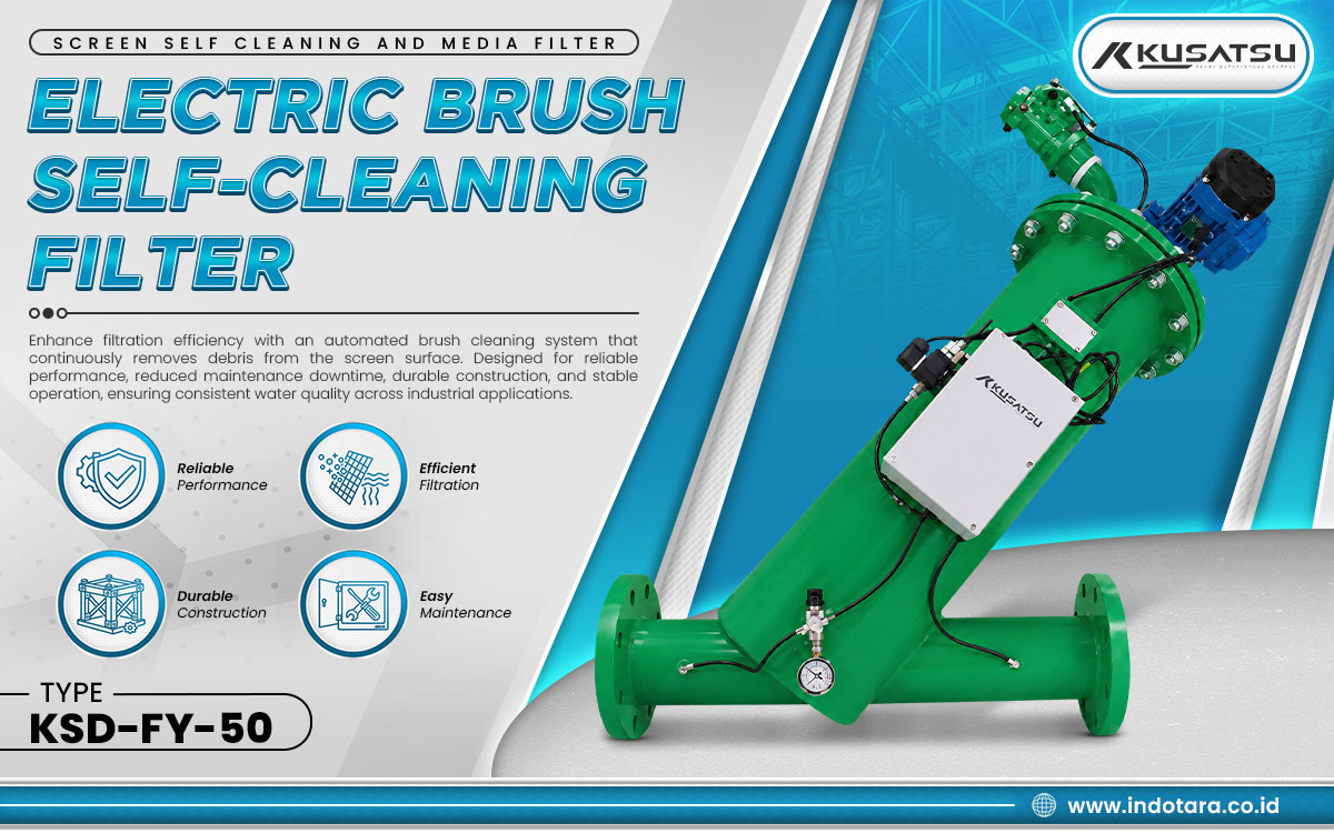 Kusatsu Screen Self Cleaning and Media Filter