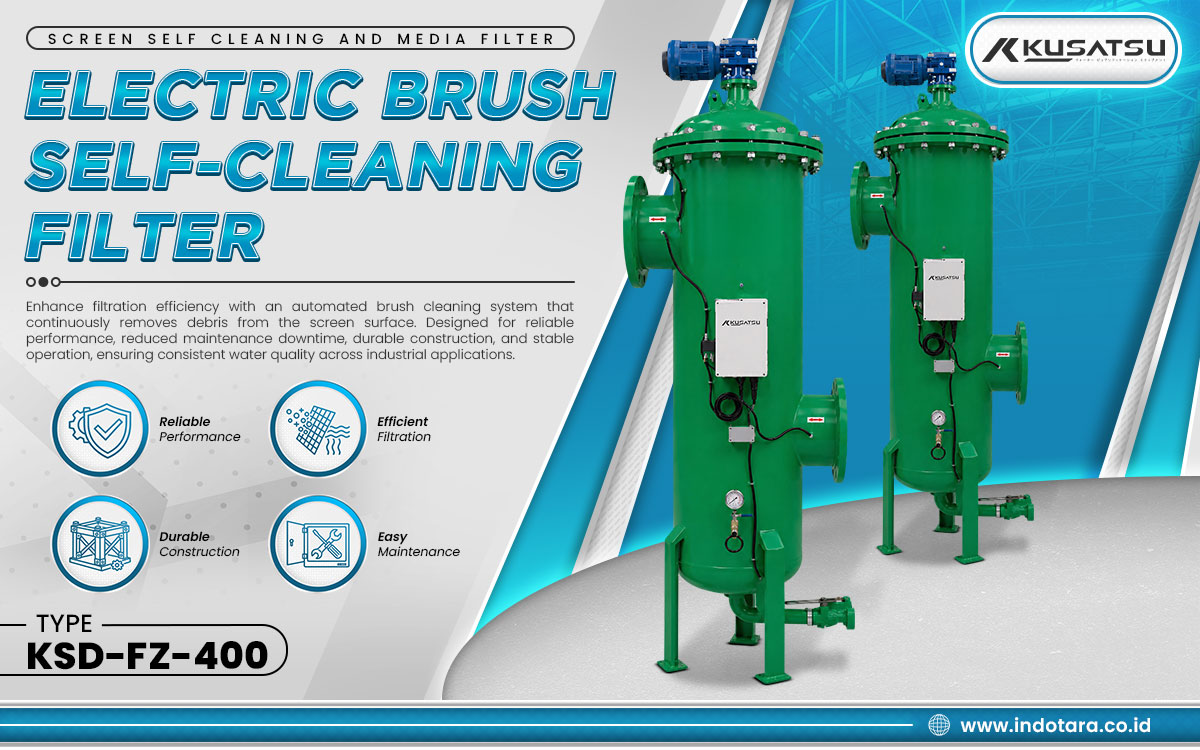 Kusatsu Screen Self Cleaning and Media Filter
