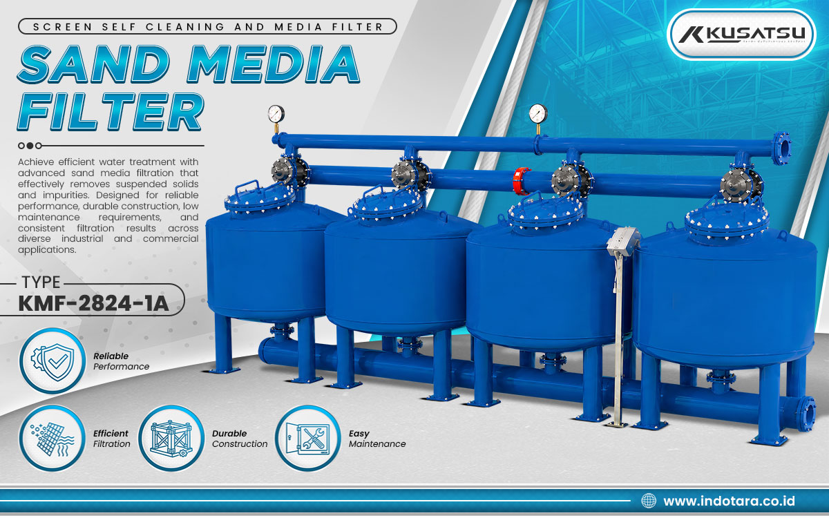 Kusatsu Screen Self Cleaning and Media Filter